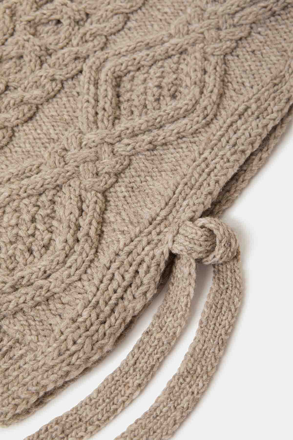 Gilet in maglia a fantasia peruviana