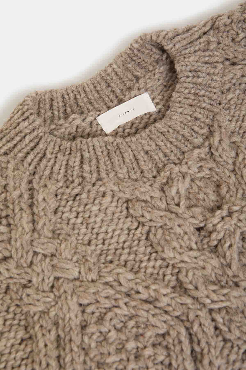 Gilet in maglia a fantasia peruviana