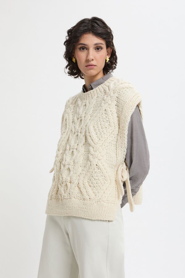 Peruvian Patterned Knit Vest