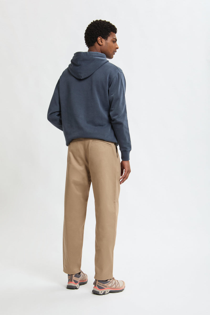 Pantaloni in twill a vestibilità rilassata