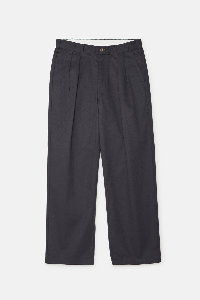 Pantaloni in twill a vestibilità rilassata