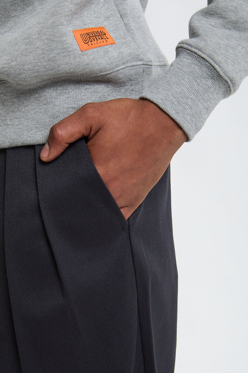 Pantaloni in twill a vestibilità rilassata
