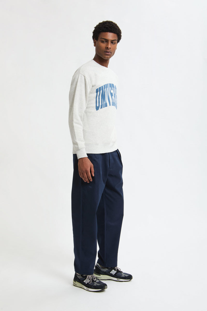 Pantaloni in twill a vestibilità rilassata