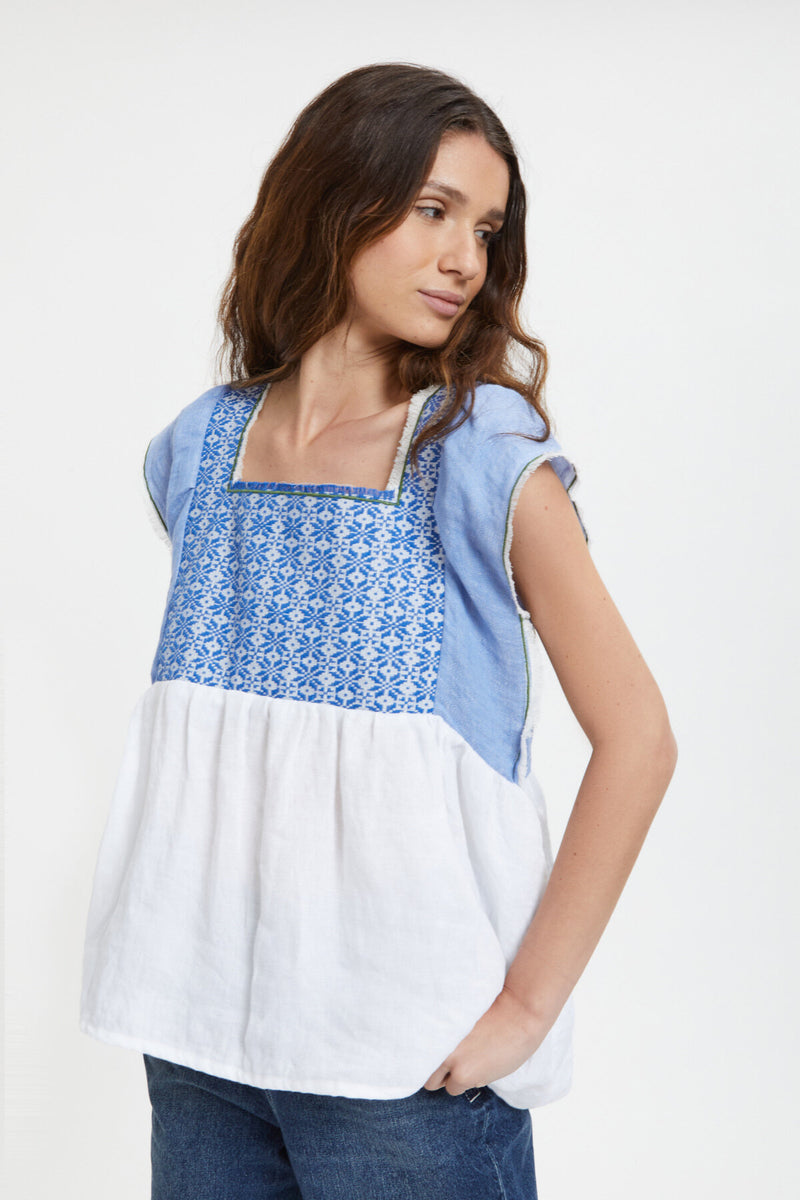 Jilly Tank Top in Lino