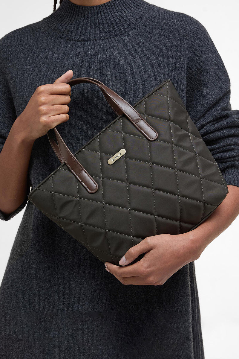 Mini borsa tote trapuntata