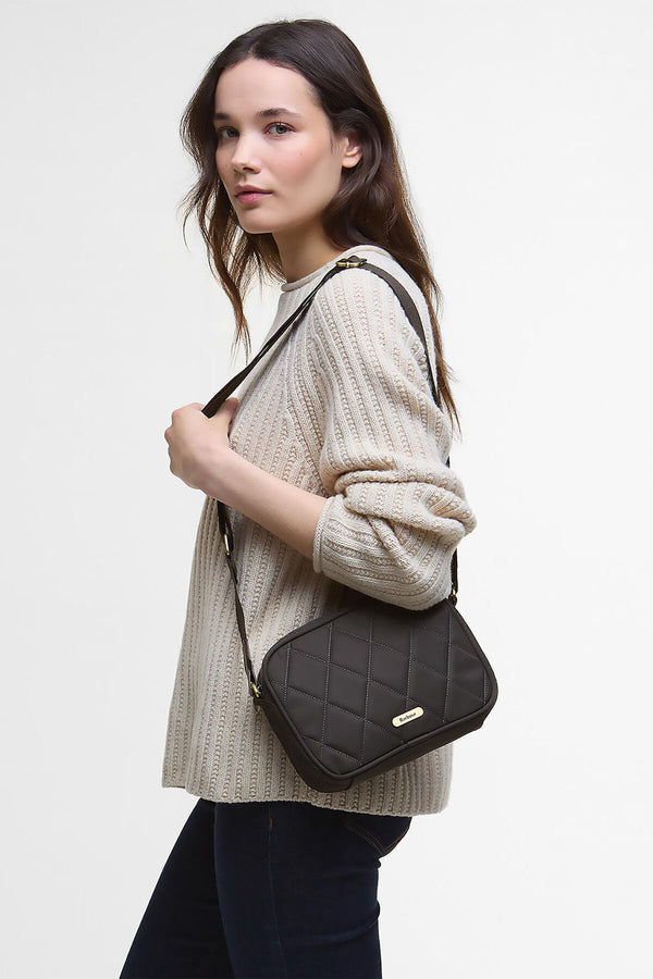 Borsa trapuntata a tracolla