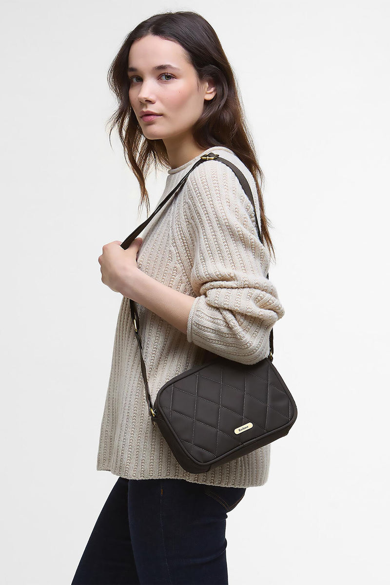 Borsa trapuntata a tracolla