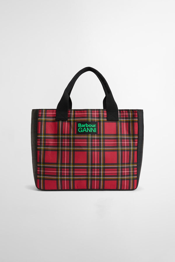 Borsa tote cerata Barbour x GANNI