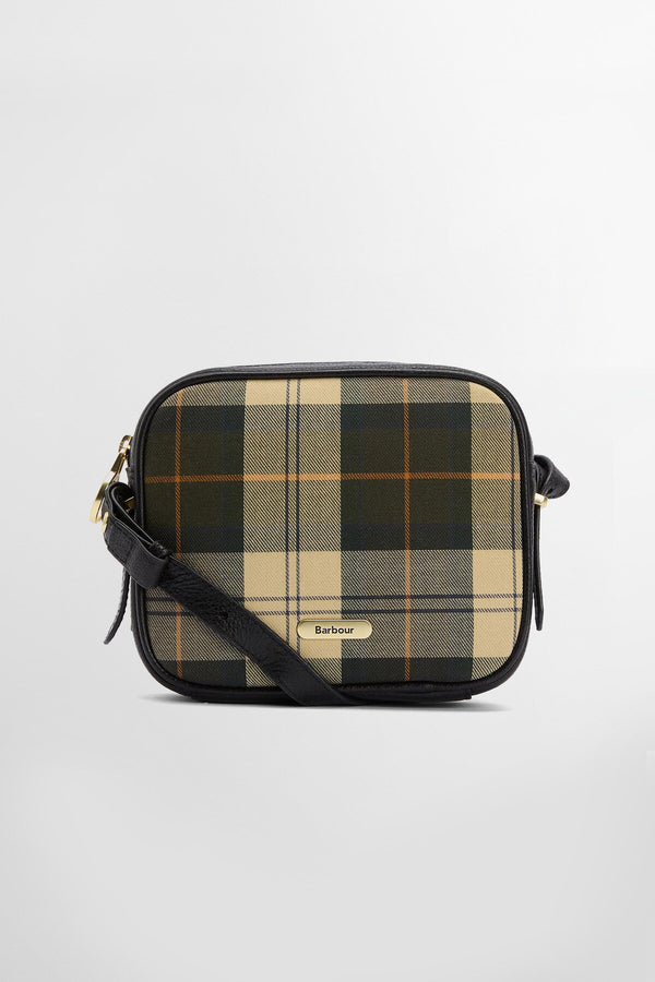 Borsa a tracolla con motivo tartan Daphne Barbour