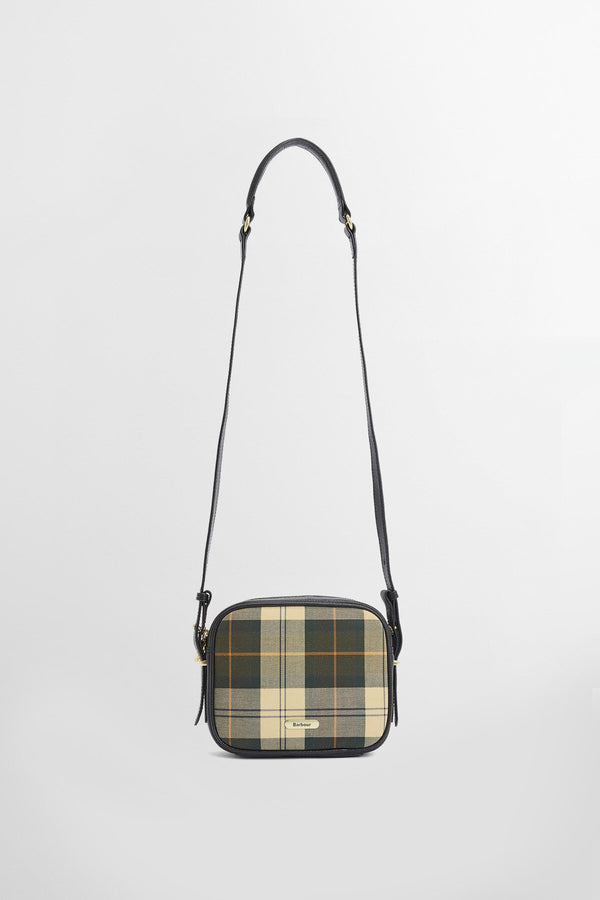 Borsa a tracolla con motivo tartan Daphne Barbour