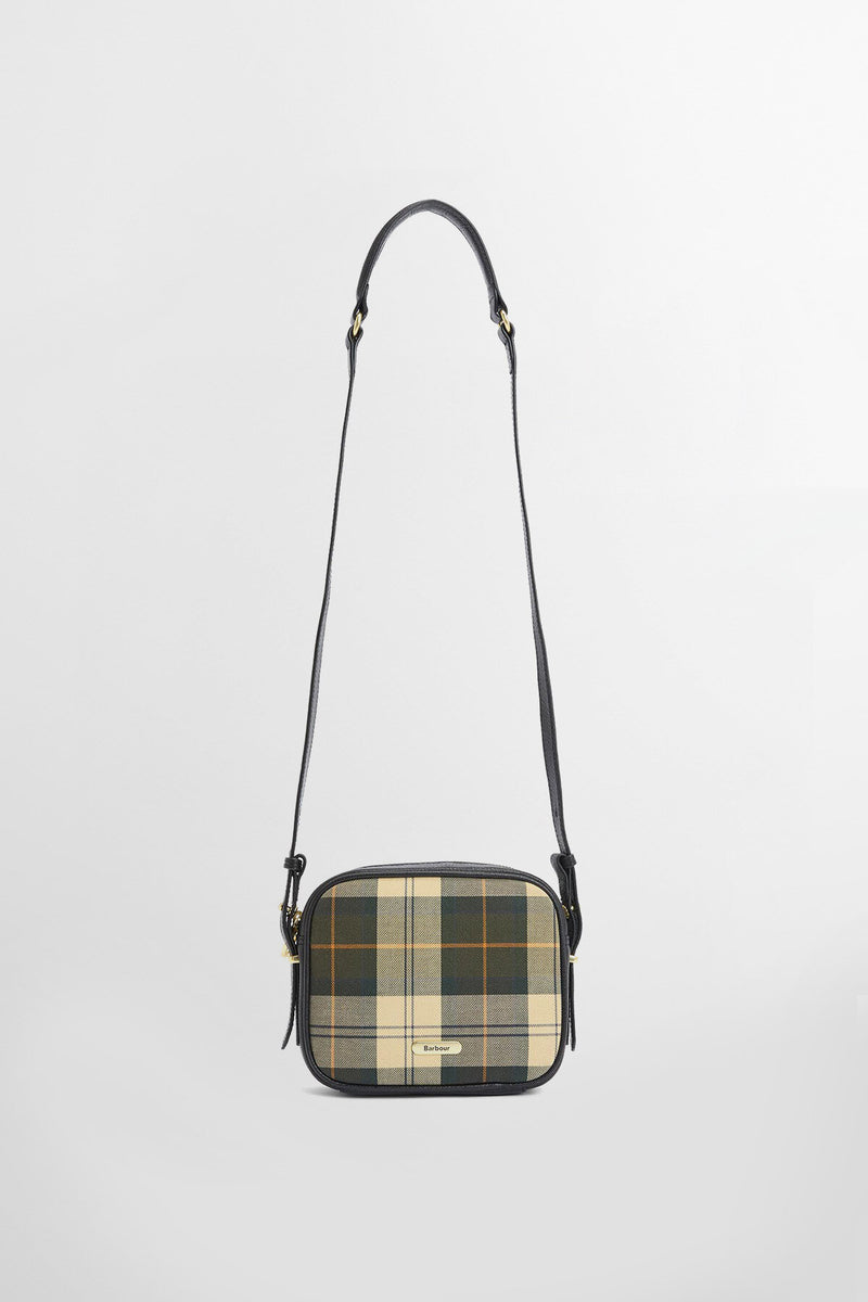 Borsa a tracolla con motivo tartan Daphne Barbour