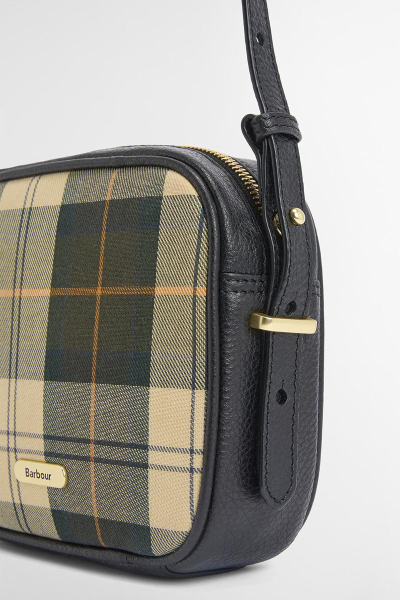 Borsa a tracolla con motivo tartan Daphne Barbour
