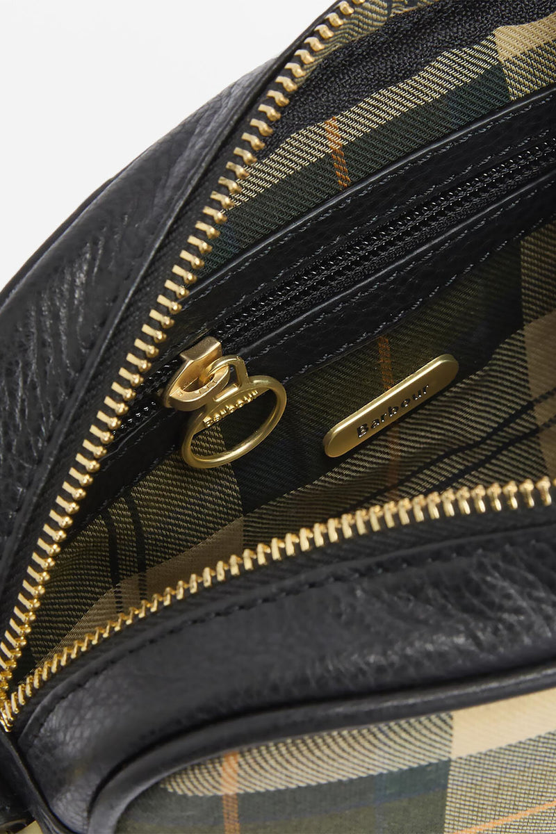 Borsa a tracolla con motivo tartan Daphne Barbour