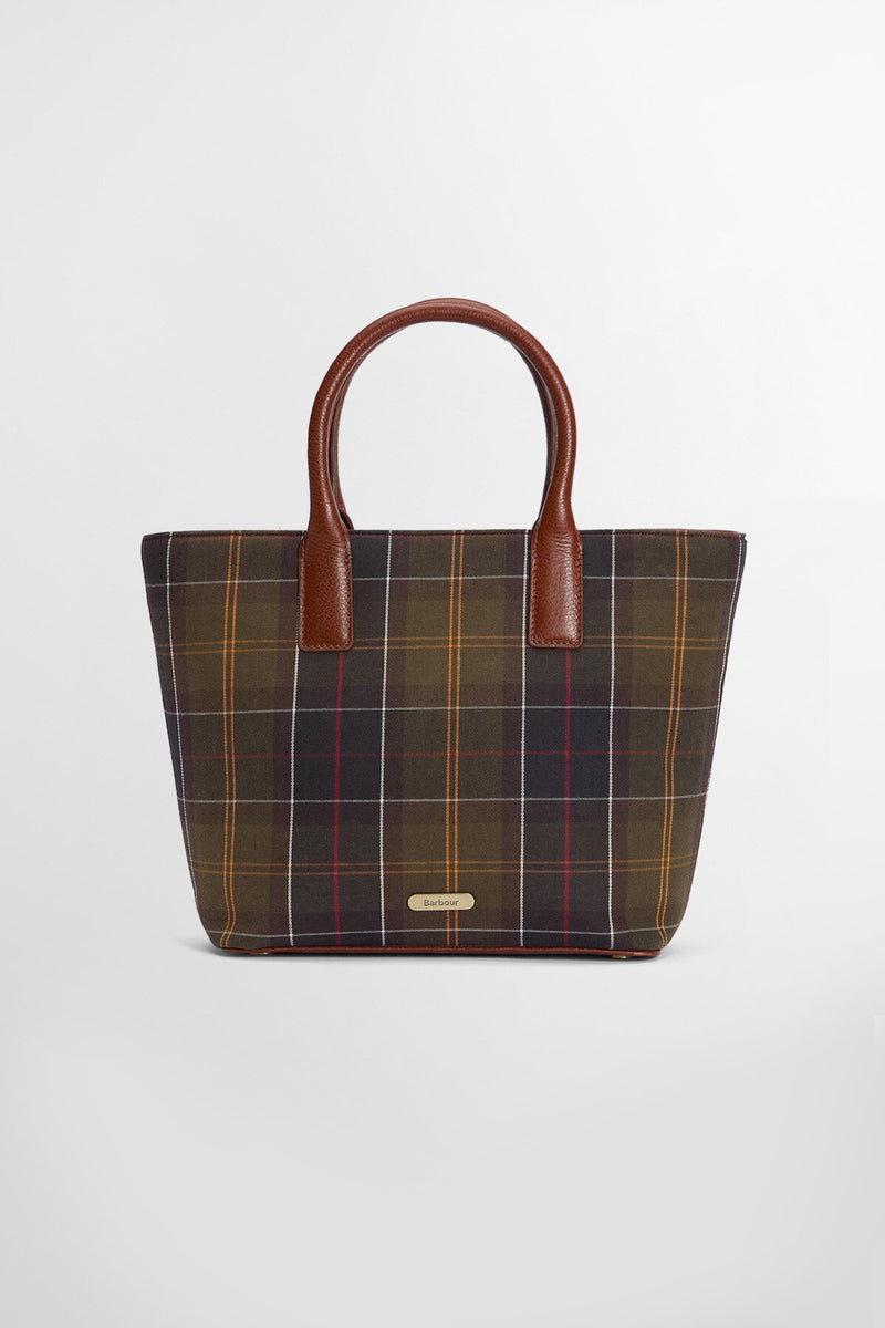 Borsa tote in tartan Birch Barbour