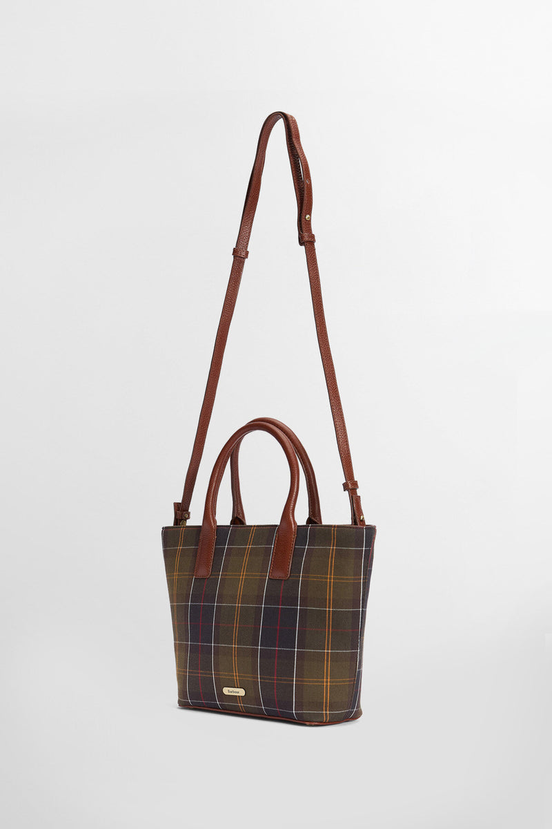 Borsa tote in tartan Birch Barbour