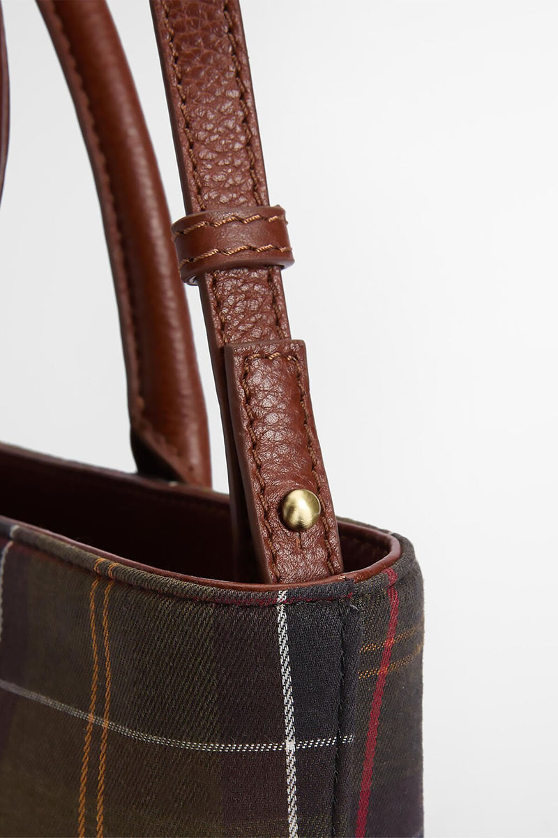 Borsa tote in tartan Birch Barbour