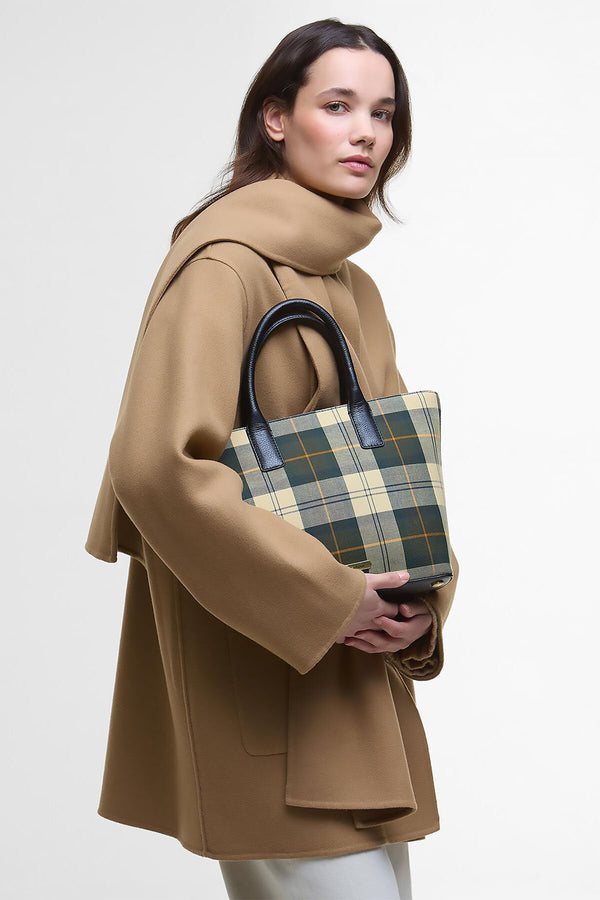 Borsa tote in tartan Birch Barbour