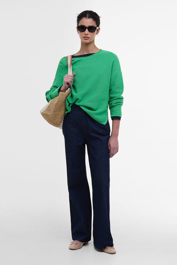 Marine Crew Neck Jumper