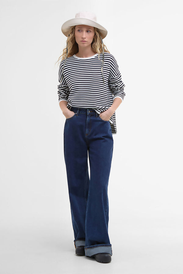 Marine Striped Crew Neck Jumper