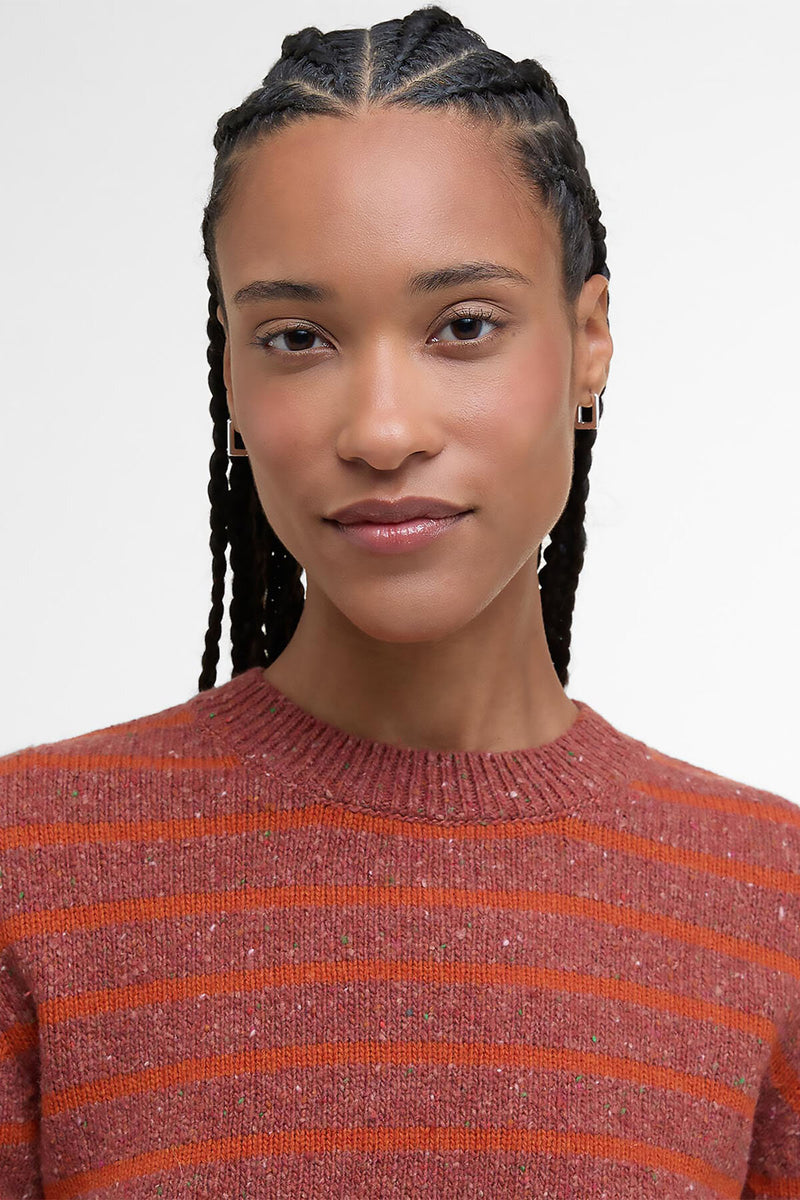 Claydon Striped Crew Neck Jumper
