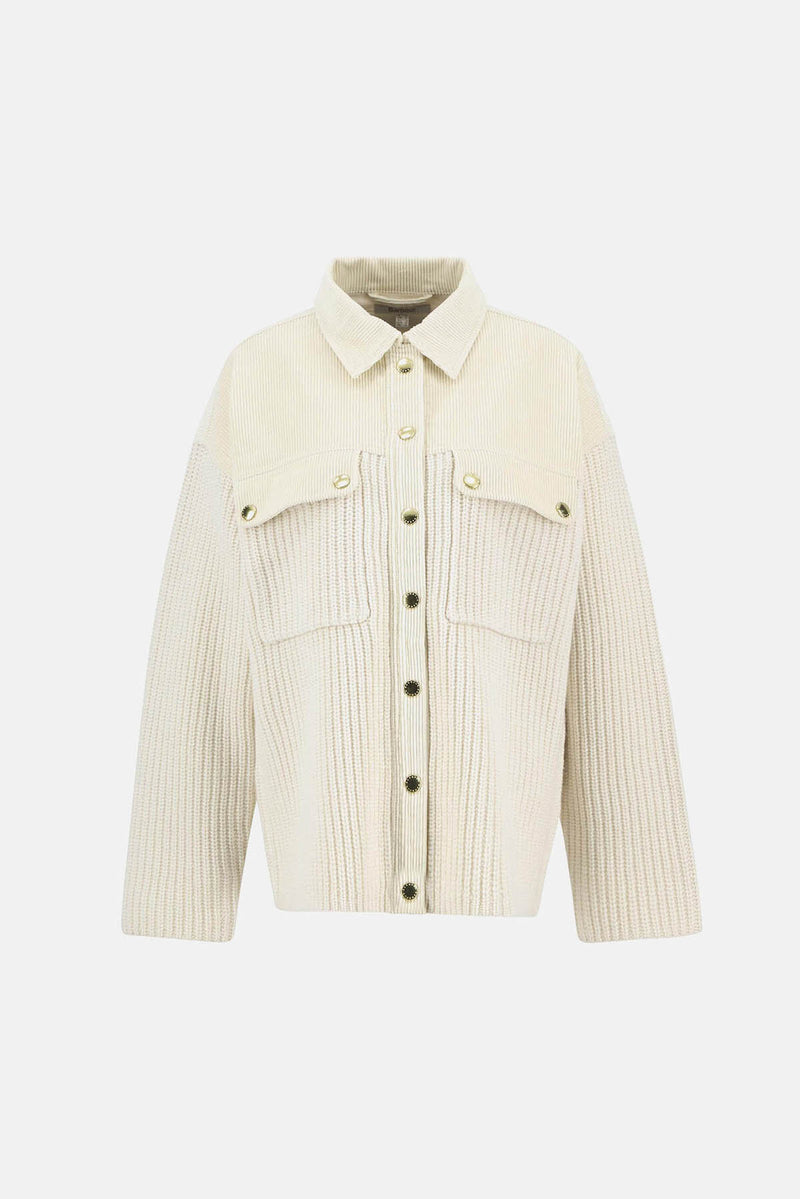 Overshirt lavorata Maxine