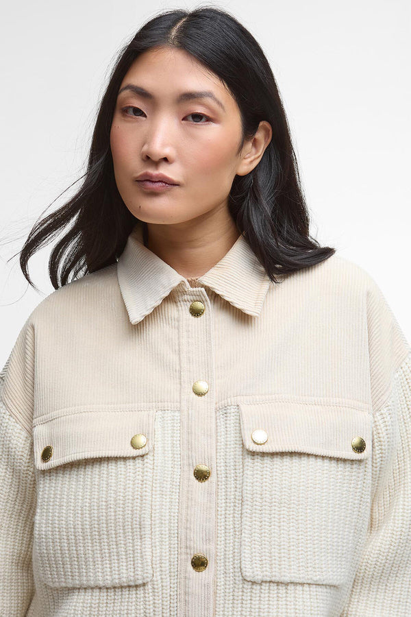 Overshirt lavorata Maxine