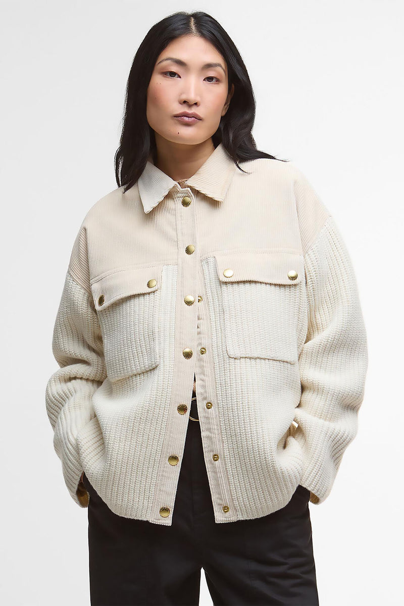 Overshirt lavorata Maxine