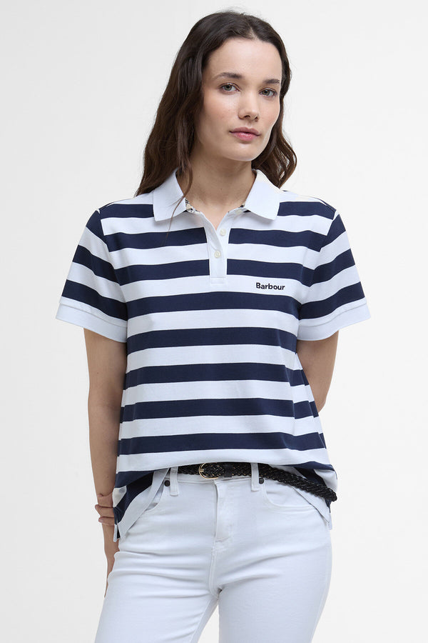 Polo Ashbourne con motivo a righe