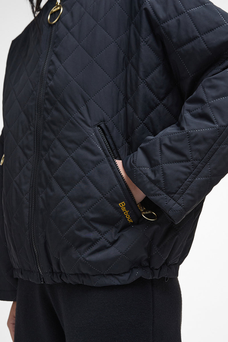 Emlyn Quilted Bomber Jacket