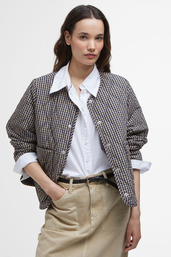 Check Monroe Quilted Jacket