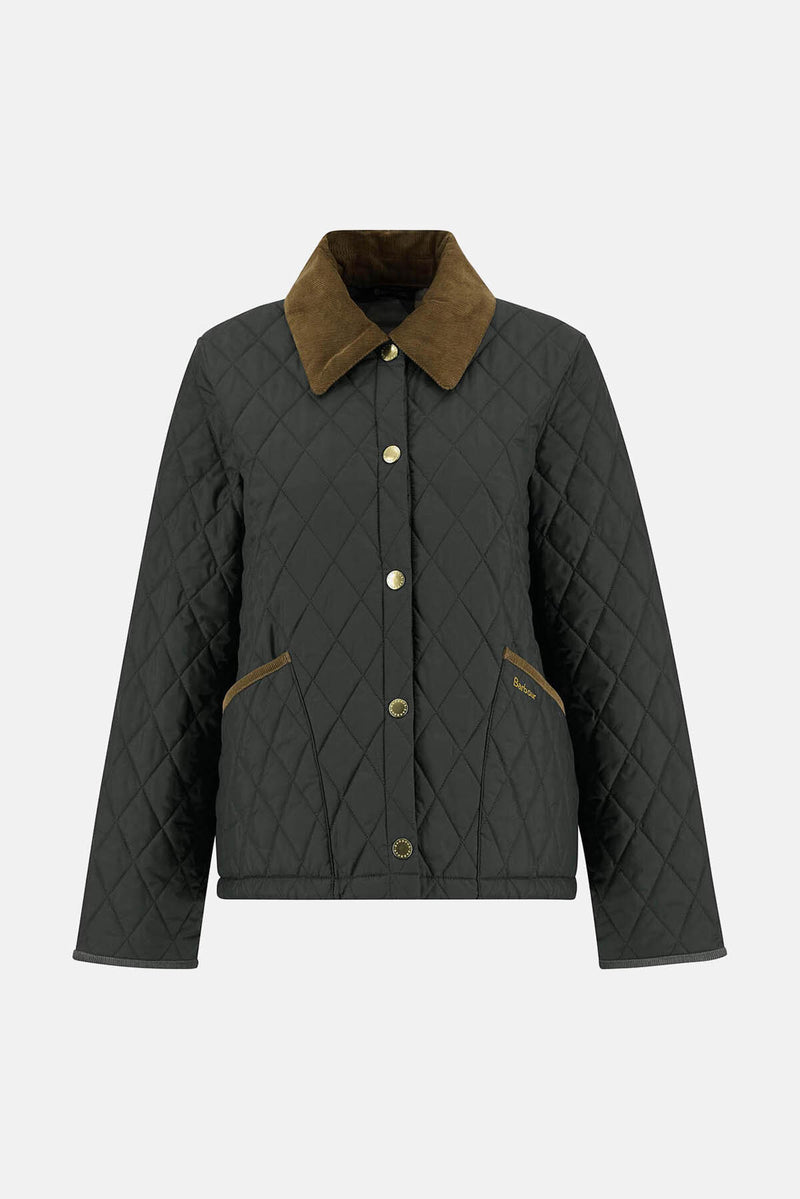 Barbour Icons Cropped Liddesdale Quilted Jacket