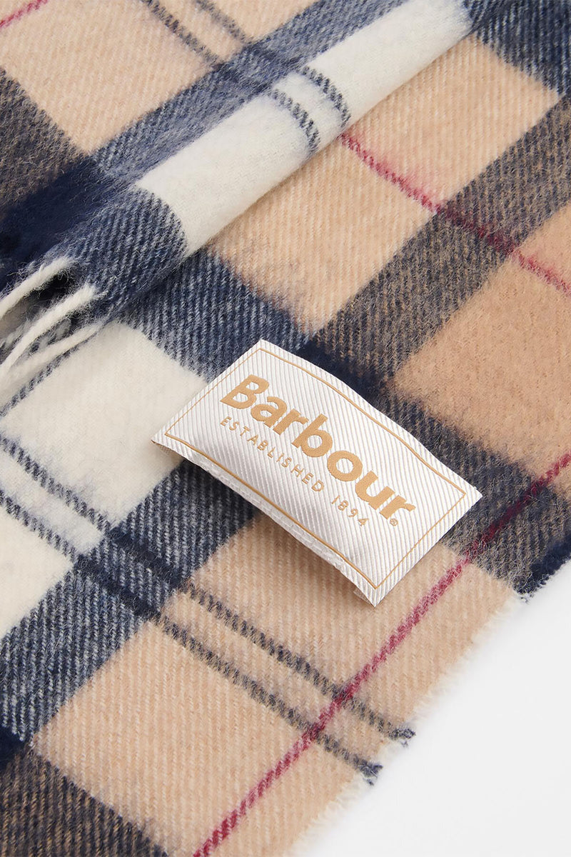 Sciarpa con motivo tartan