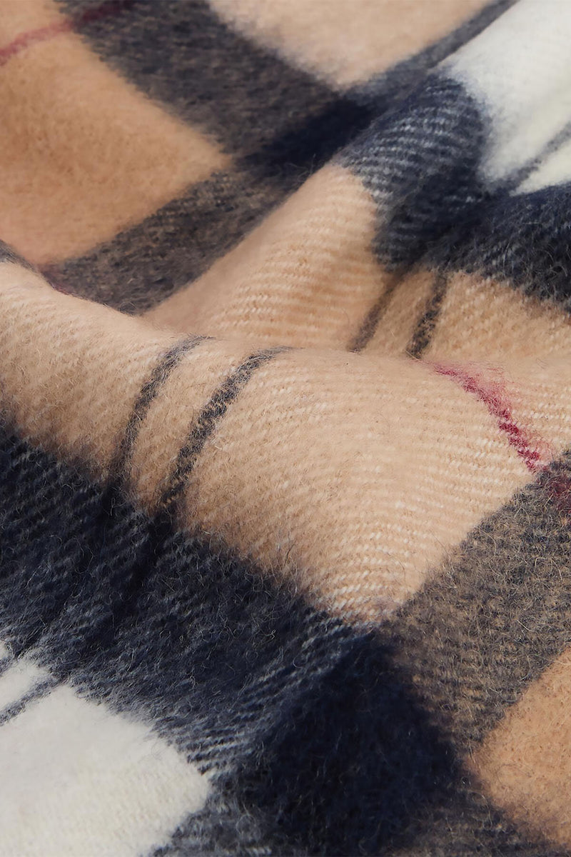 Sciarpa con motivo tartan