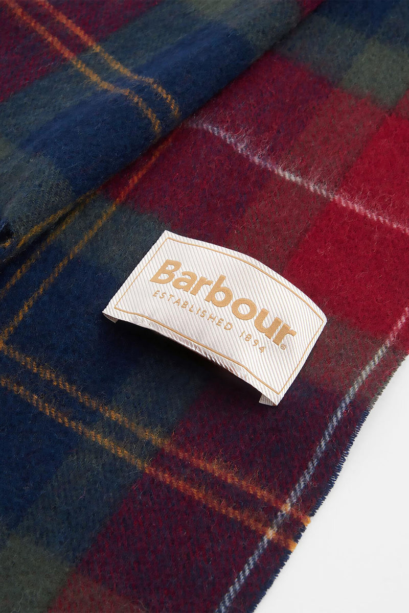 Sciarpa con motivo tartan