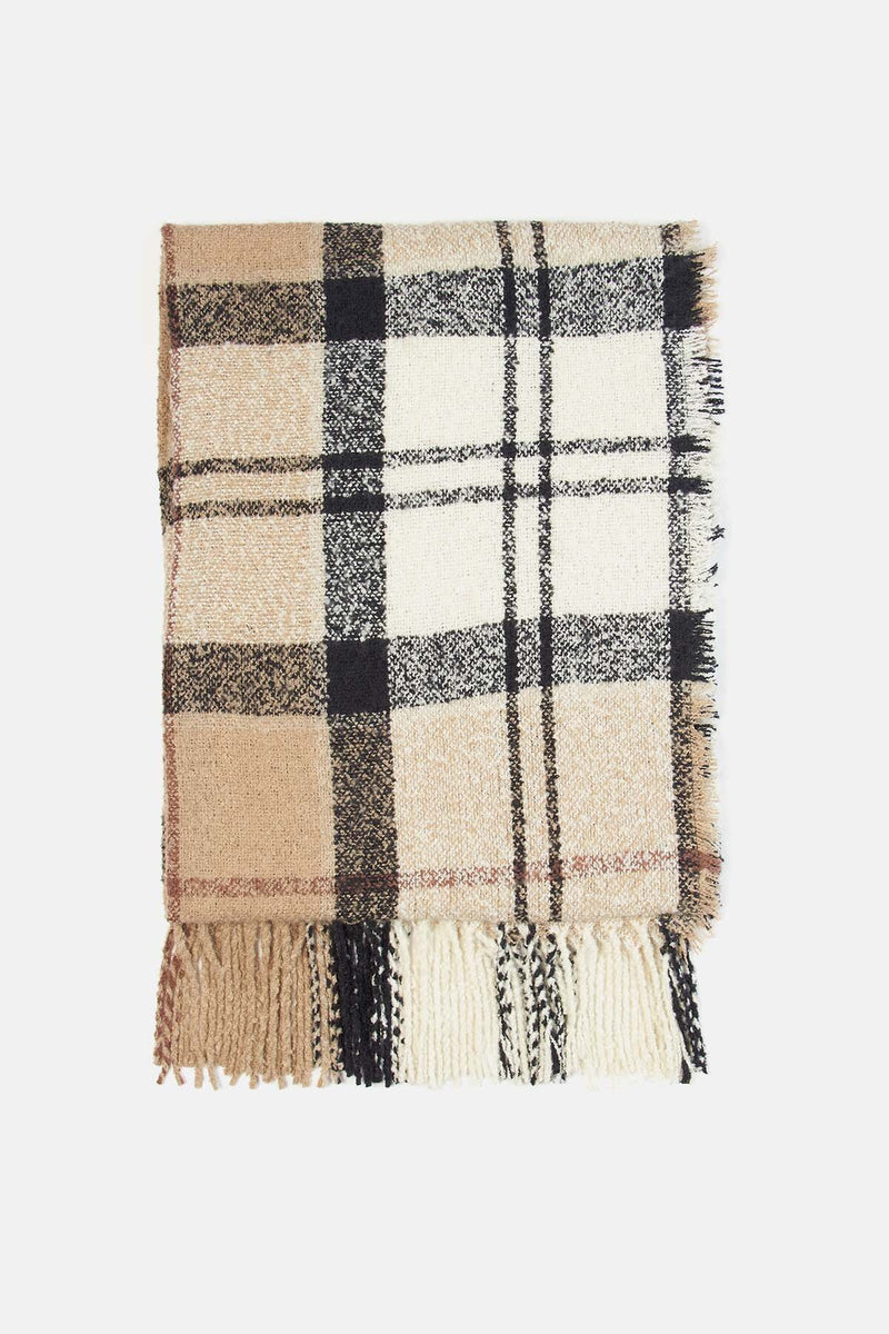 Tartan Boucle Scarf