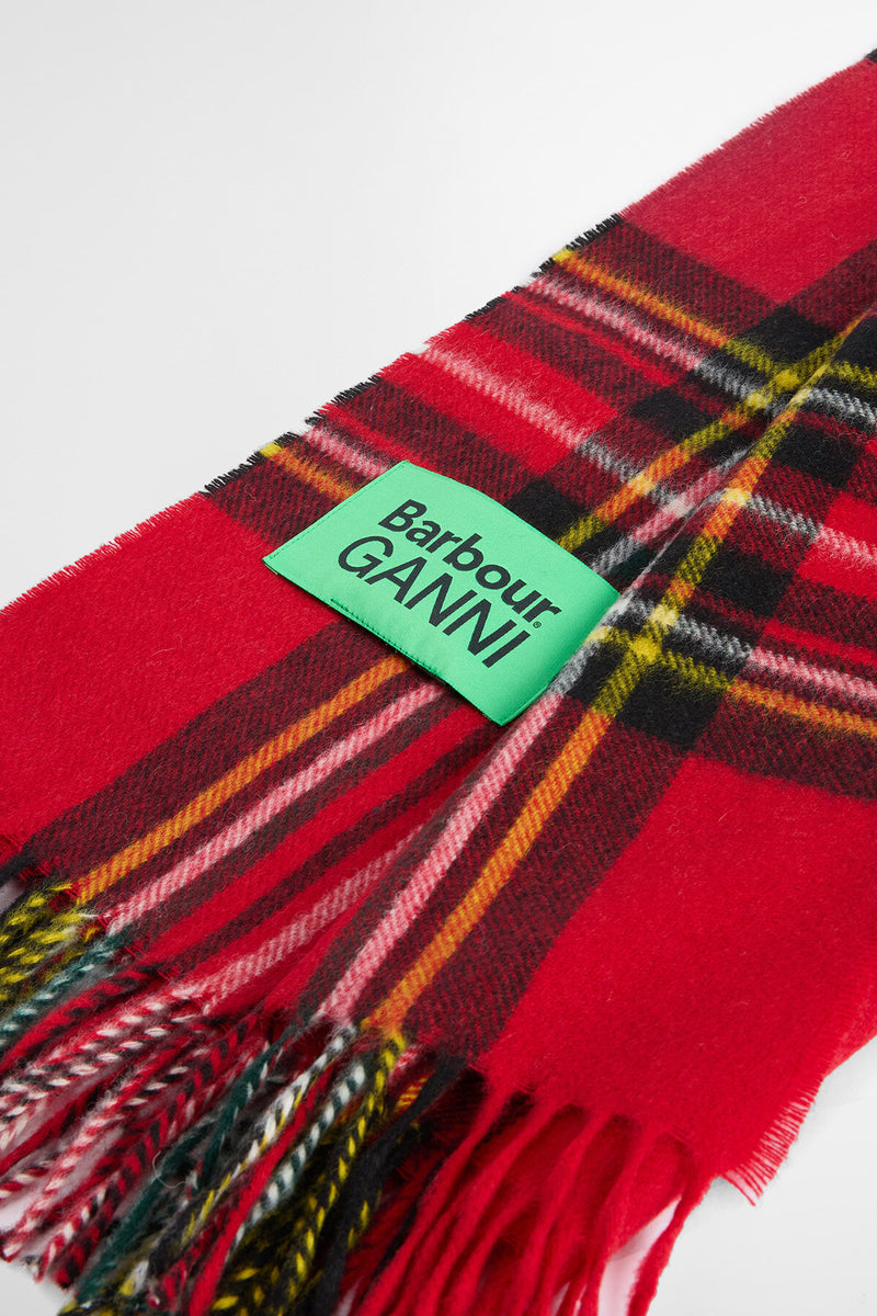 Sciarpa con motivo tartan Barbour x GANNI