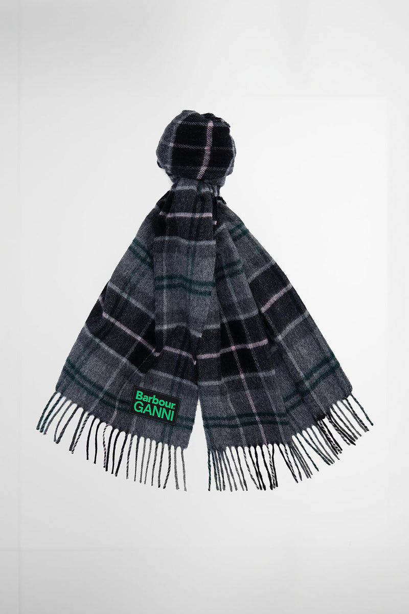 Barbour Ganni Tartan Scarf