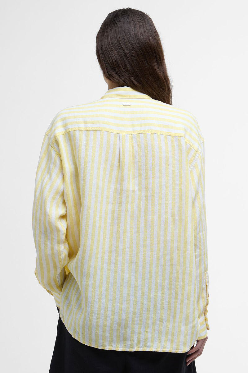 Camicia di lino Annie con motivo a righe