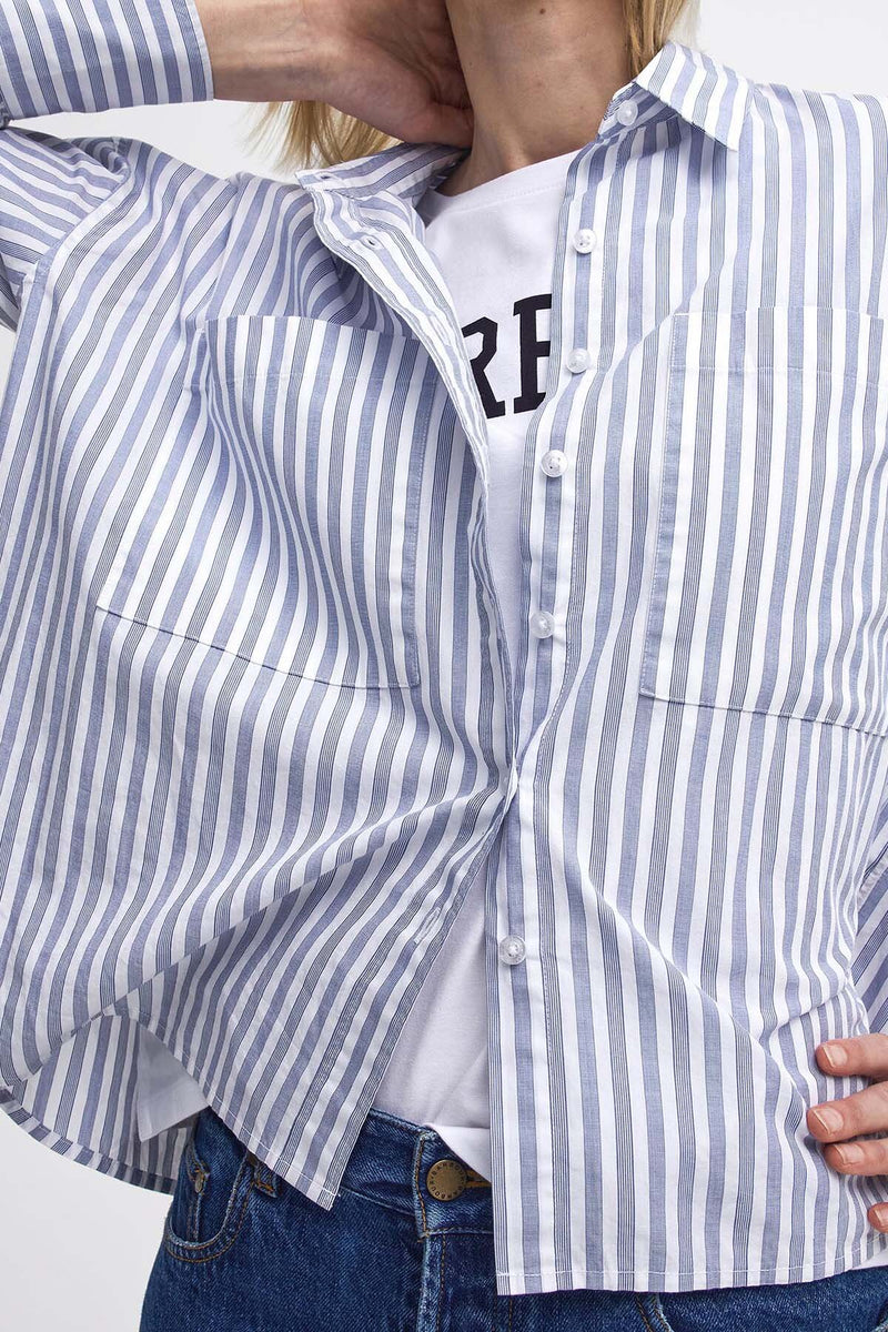 Violetta Striped Long-Sleeved Shirt