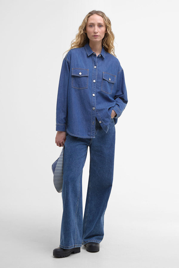 Camicia oversize Woodrow in denim