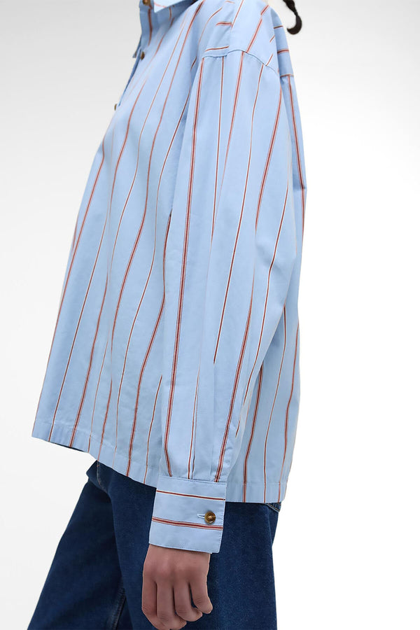 Saffron Striped Relaxed Shirt