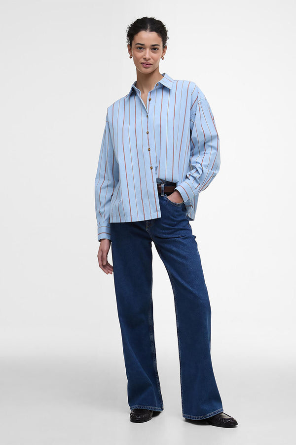 Saffron Striped Relaxed Shirt