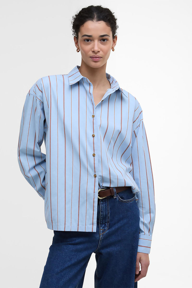 Saffron Striped Relaxed Shirt