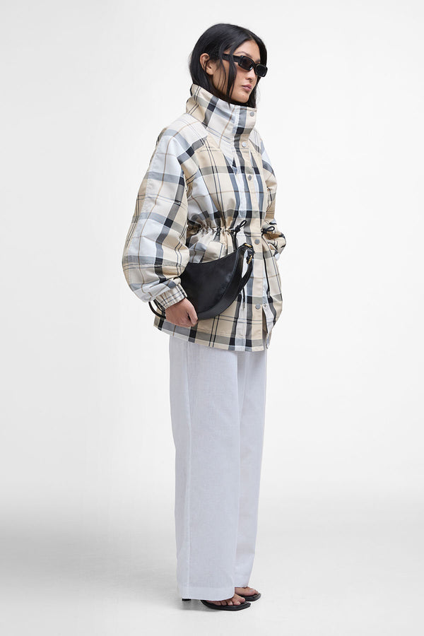 Barbour Suri Checked Showerproof Jacket