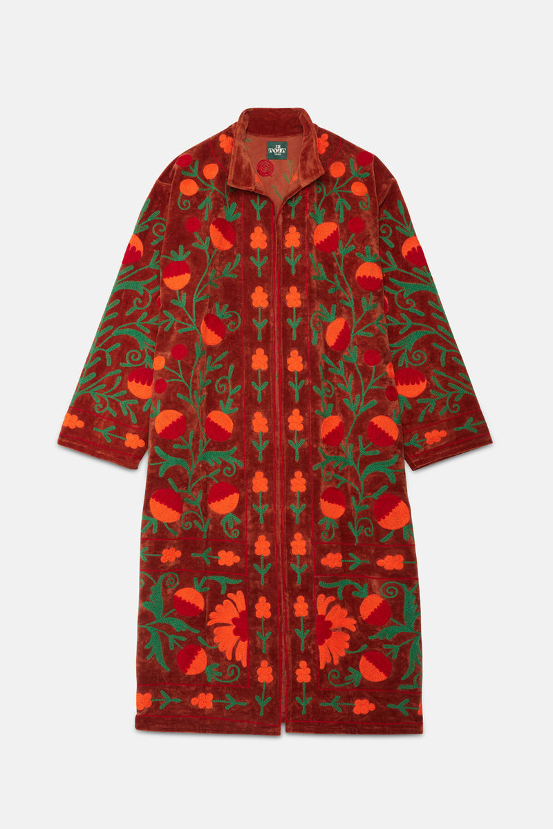 Long Velvet Kimono