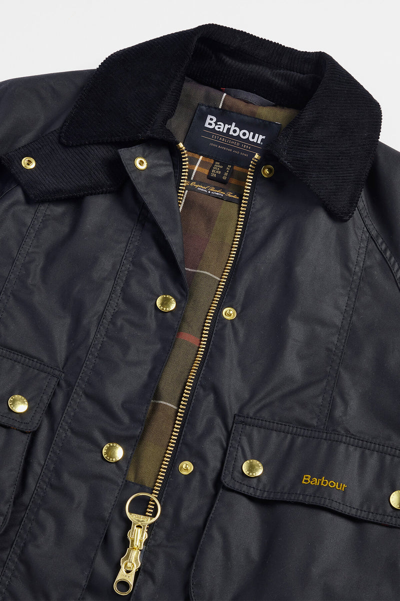 Cropped Beadnell Waxed Jacket