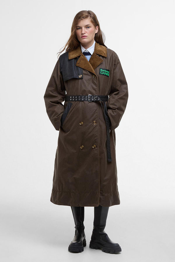 Trench cerato Barbour Ganni