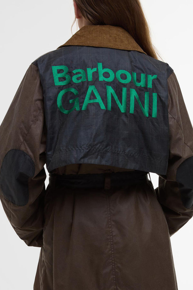 Barbour Ganni Wax Trench