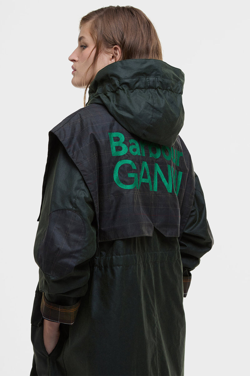 Barbour Ganni Wax Parka