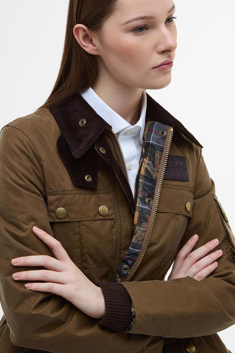 Barbour x ERDEM Constance Waxed Jacket